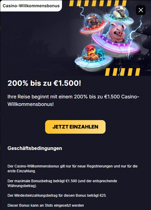 roibets welcome bonus page